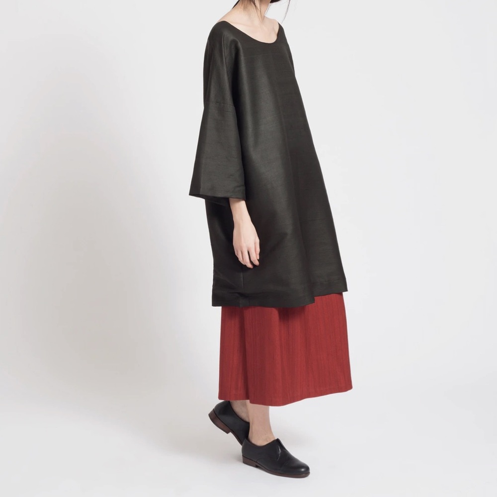 Kaarem Phoenix Organic Plant-dyed Silk Dress XS